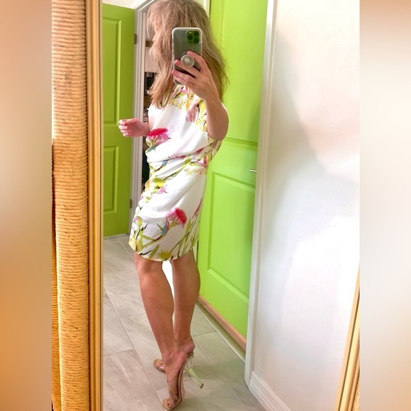 Ark & Co,Elegant,Flowy,Attached Bodycon Slip-On Dress,Excellent Condition,Size S - Picture 2 of 8